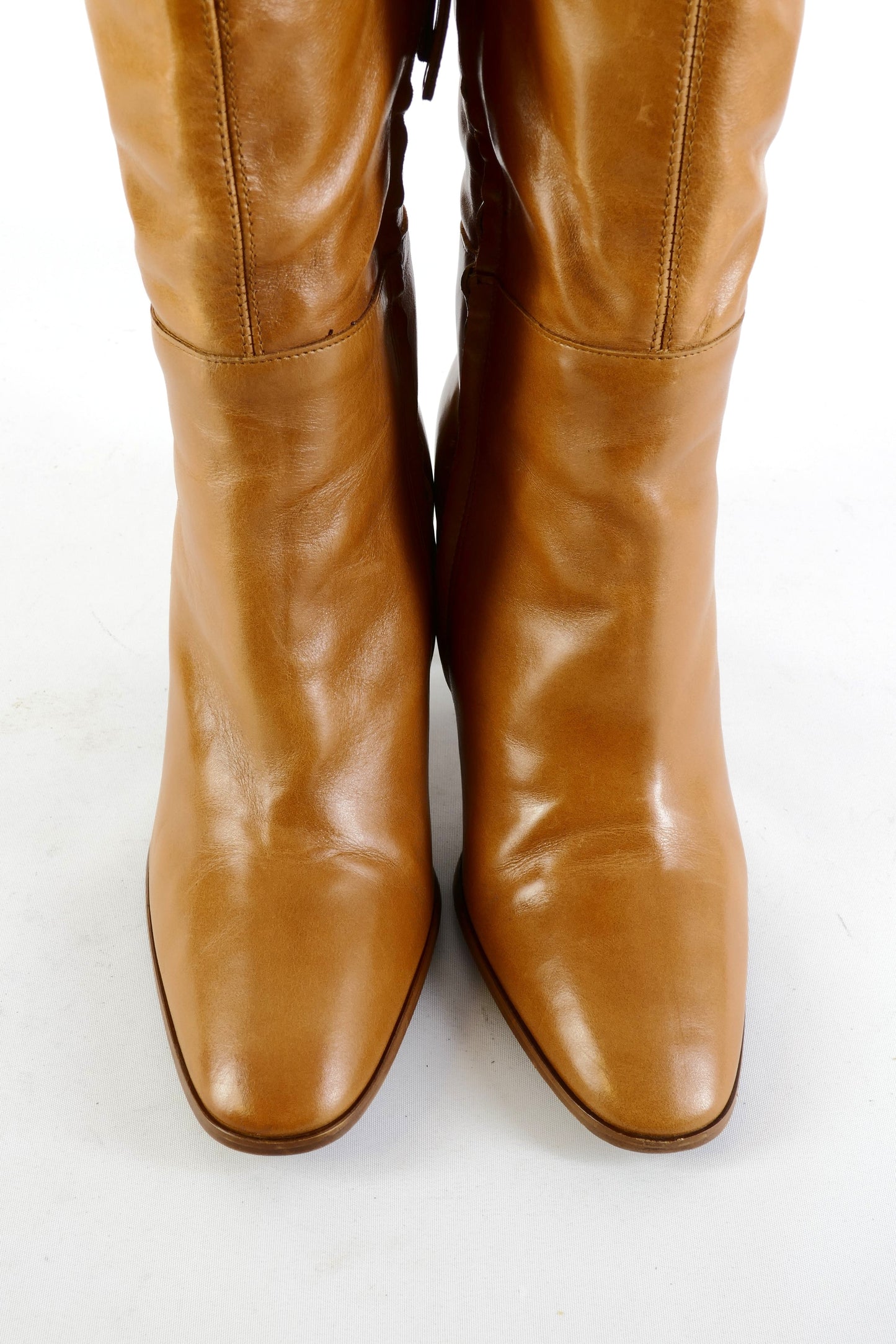 BUUTS Zara Overknees Leder cognac 225117-7