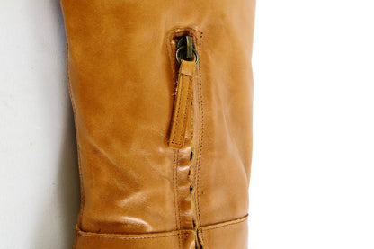 BUUTS Zara Overknees Leder cognac 225117-9