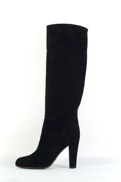 BUUTS Sergio Rossi Stiefel Wildleder schwarz 225118-1
