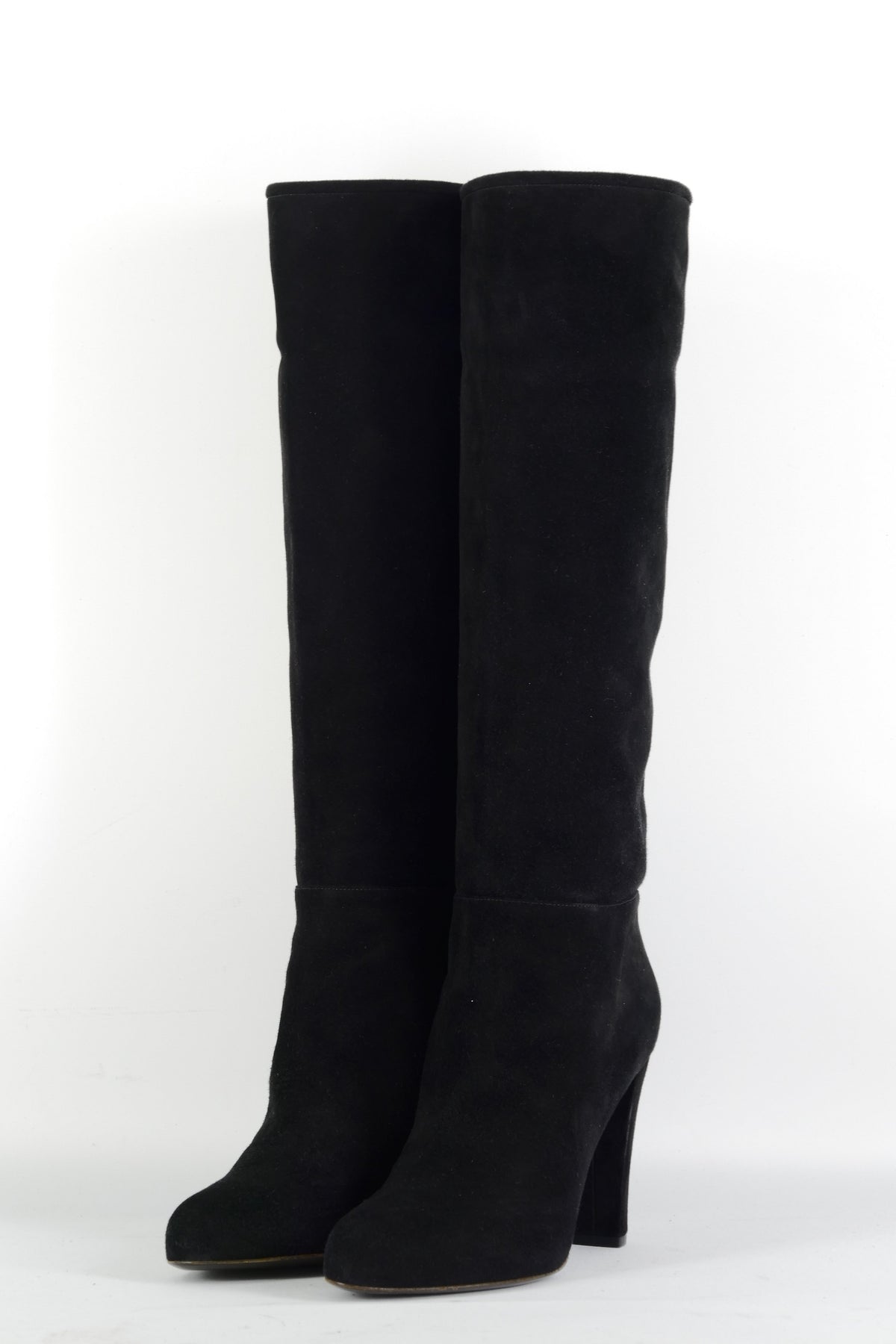 BUUTS Sergio Rossi Stiefel Wildleder schwarz 225118-2