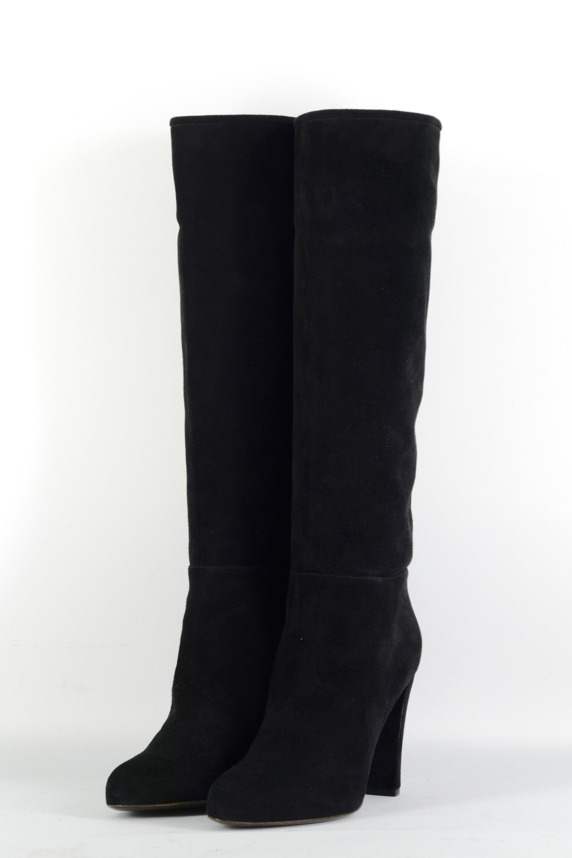 BUUTS Sergio Rossi Stiefel Wildleder schwarz 225118-2