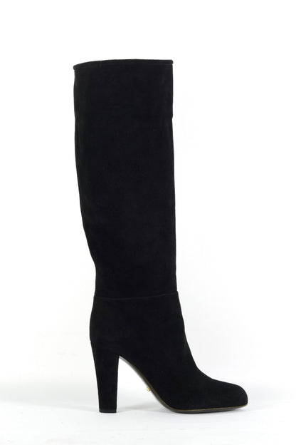 BUUTS Sergio Rossi Stiefel Wildleder schwarz 225118-3