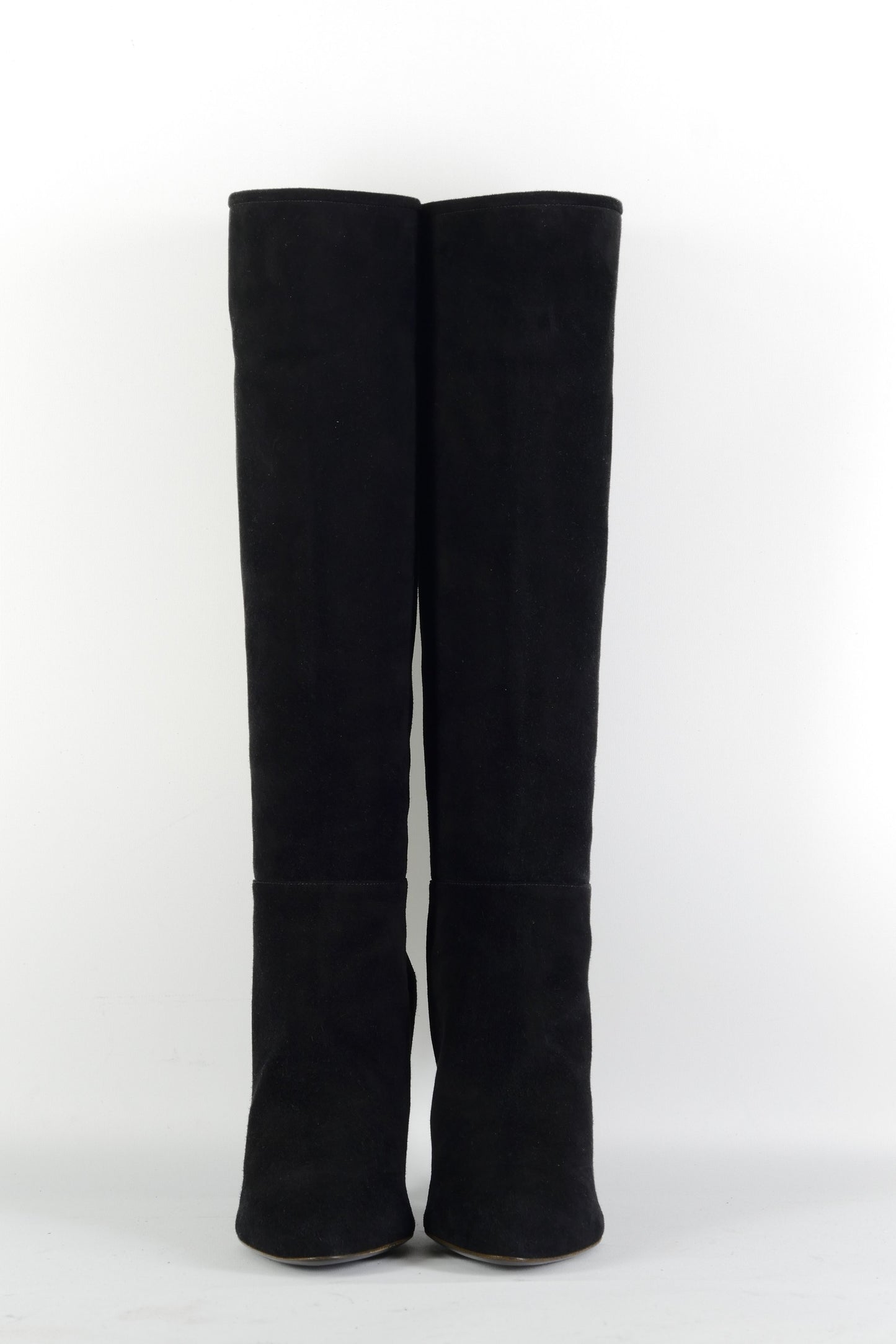 BUUTS Sergio Rossi Stiefel Wildleder schwarz 225118-4
