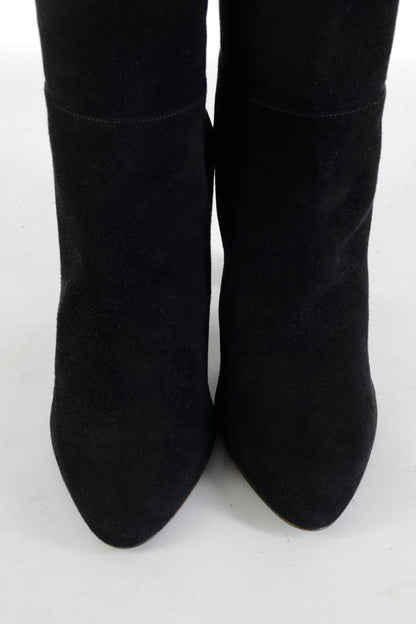 BUUTS Sergio Rossi Stiefel Wildleder schwarz 225118-7