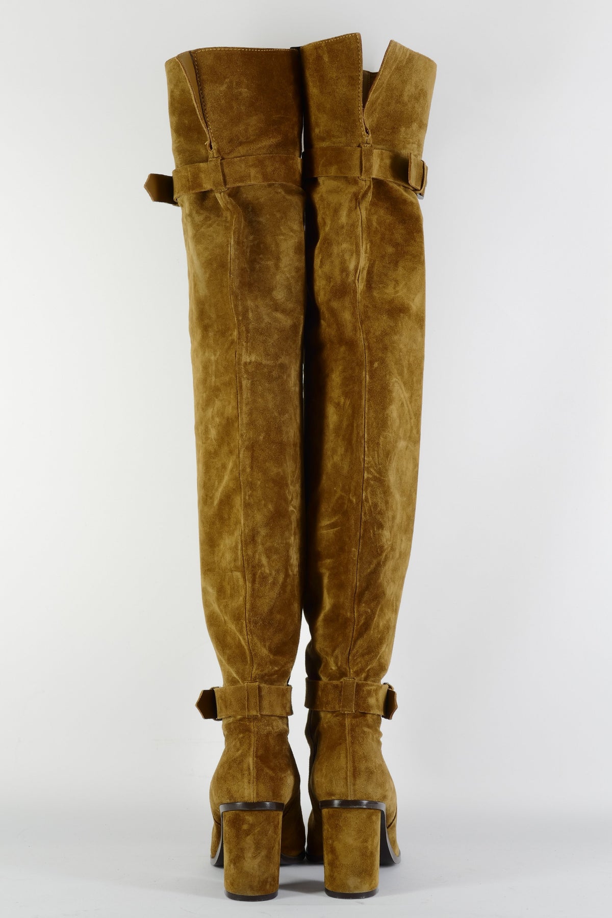 BUUTS Gloria Ortiz Overknees Wildleder oliv 225119-5