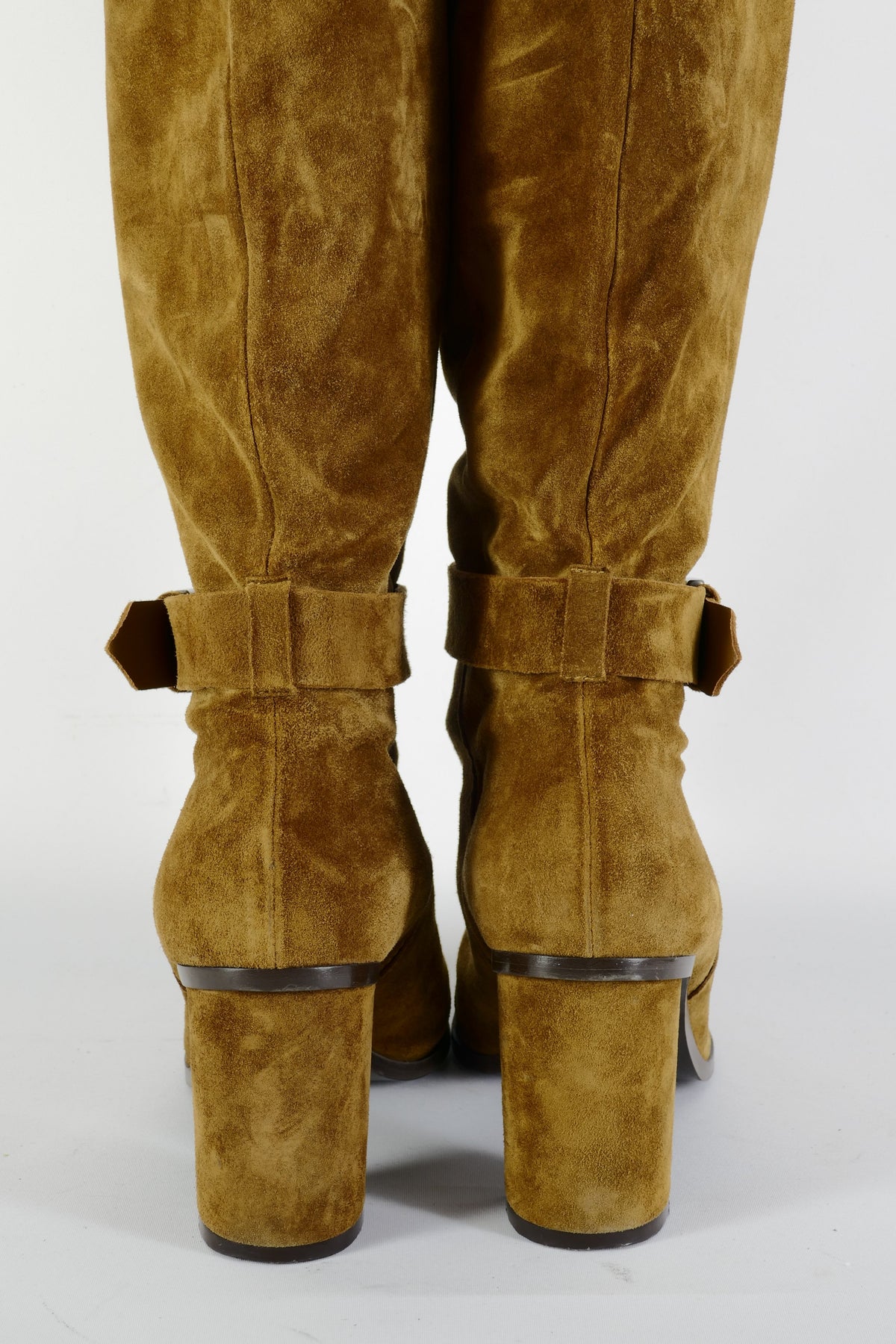 BUUTS Gloria Ortiz Overknees Wildleder oliv 225119-6