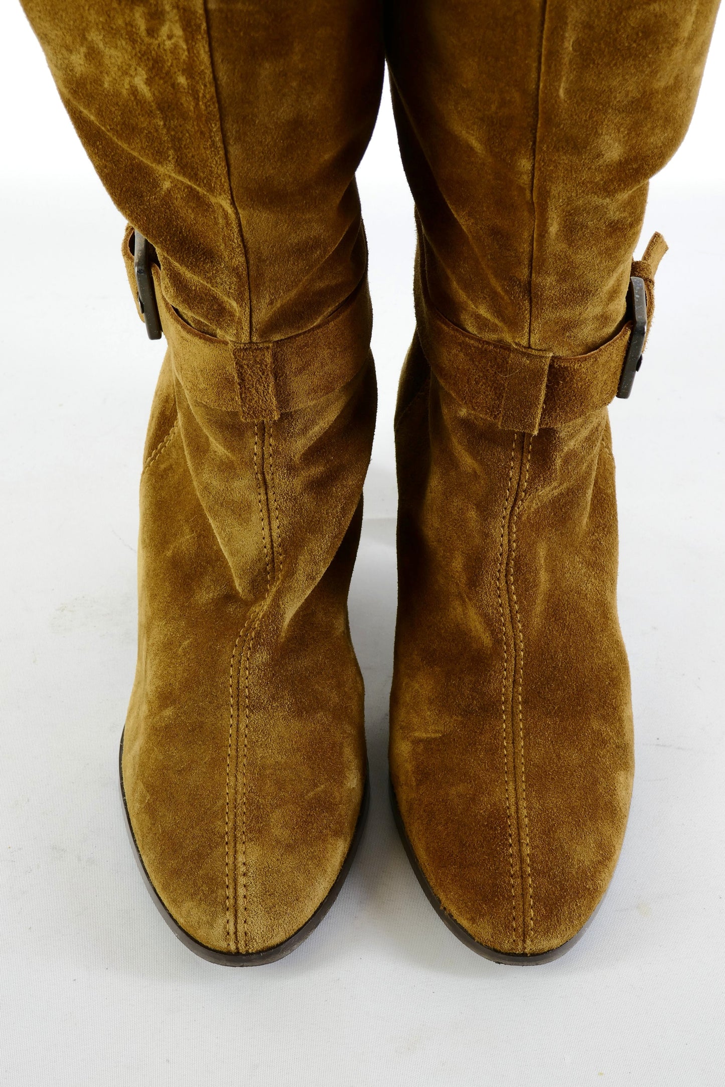 BUUTS Gloria Ortiz Overknees Wildleder oliv 225119-7