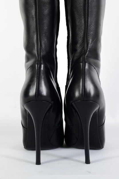 BUUTS Ralph Lauren Collection Overknees Leder schwarz 225120-6