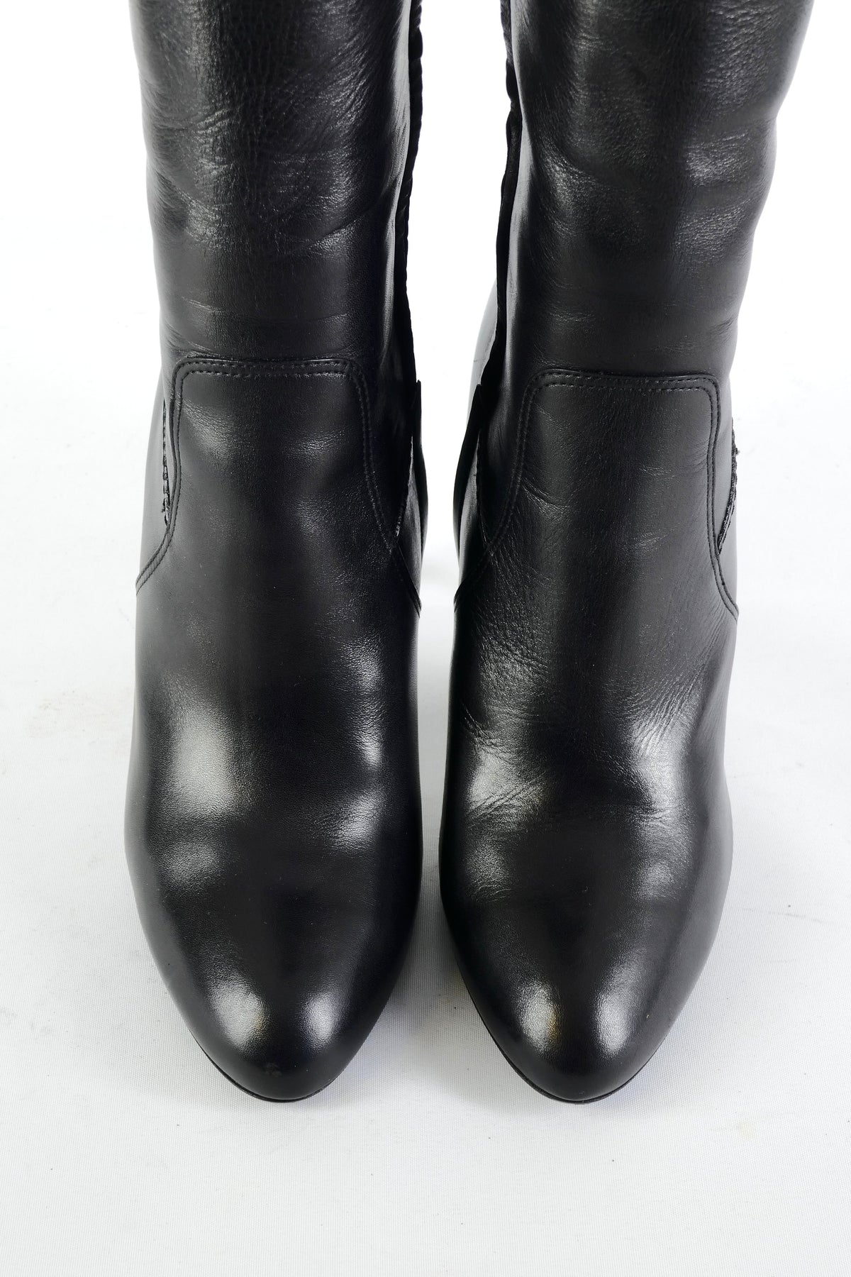BUUTS Ralph Lauren Collection Overknees Leder schwarz 225120-7
