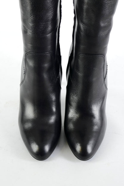 BUUTS Ralph Lauren Collection Overknees Leder schwarz 225120-7