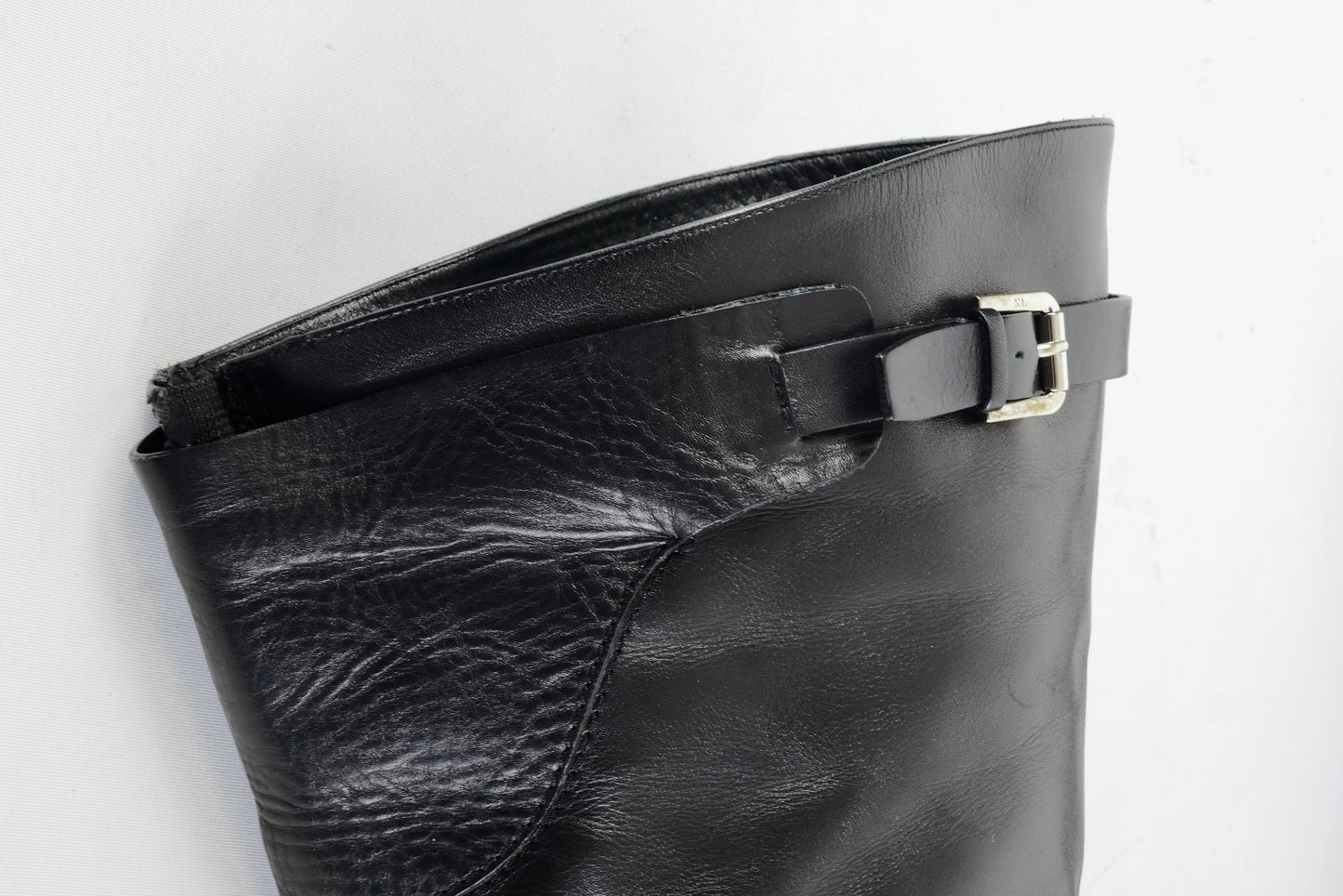 BUUTS Ralph Lauren Collection Overknees Leder schwarz 225120-9