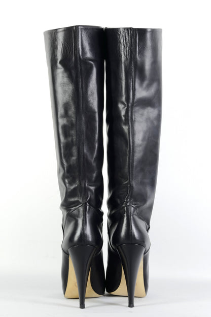 BUUTS Bally Stiefel Leder schwarz 225122-5