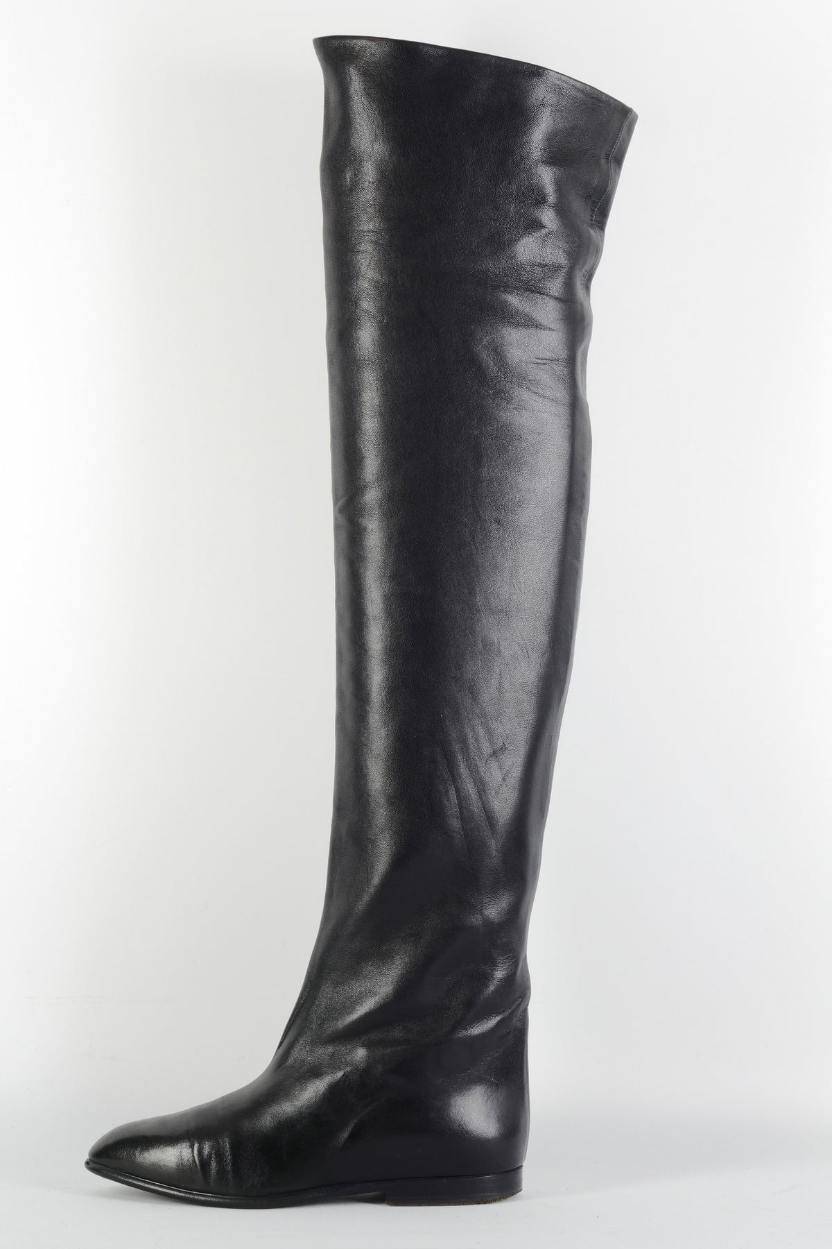 BUUTS Maud Frizon Vintage-Stiefel Leder schwarz 225123-1