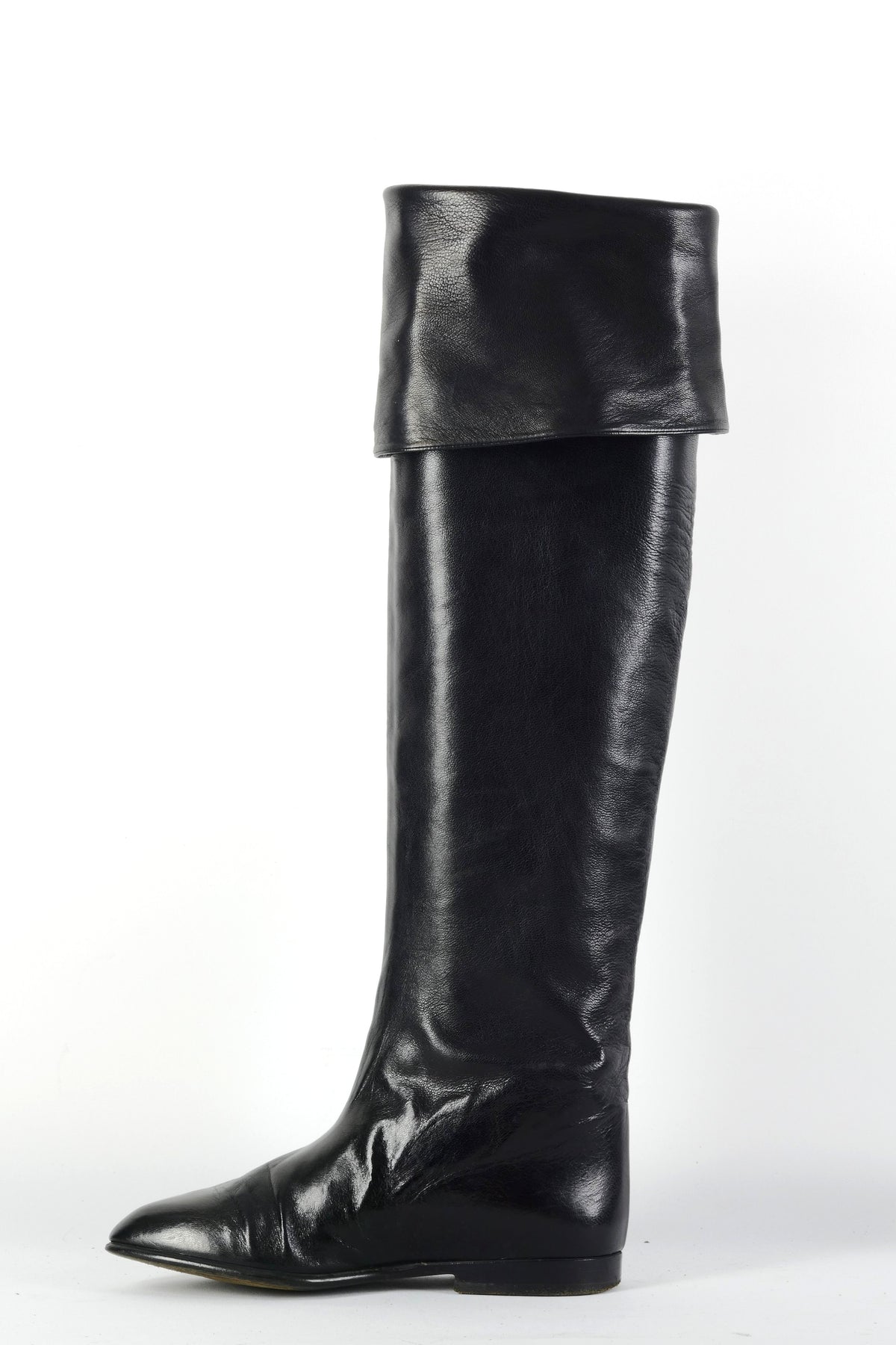 BUUTS Maud Frizon Vintage-Stiefel Leder schwarz 225123-10