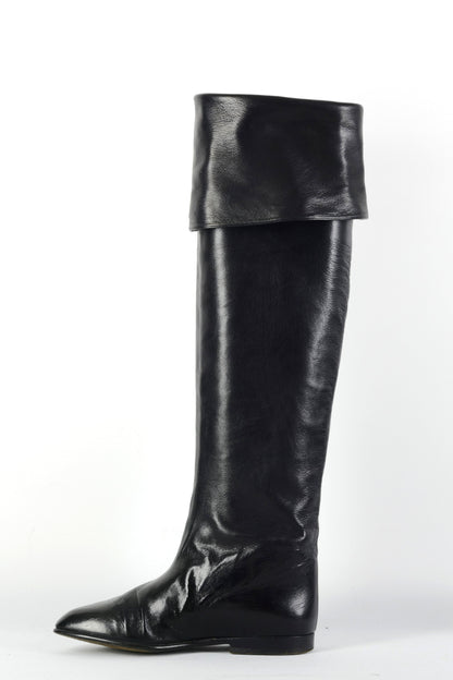 BUUTS Maud Frizon Vintage-Stiefel Leder schwarz 225123-10