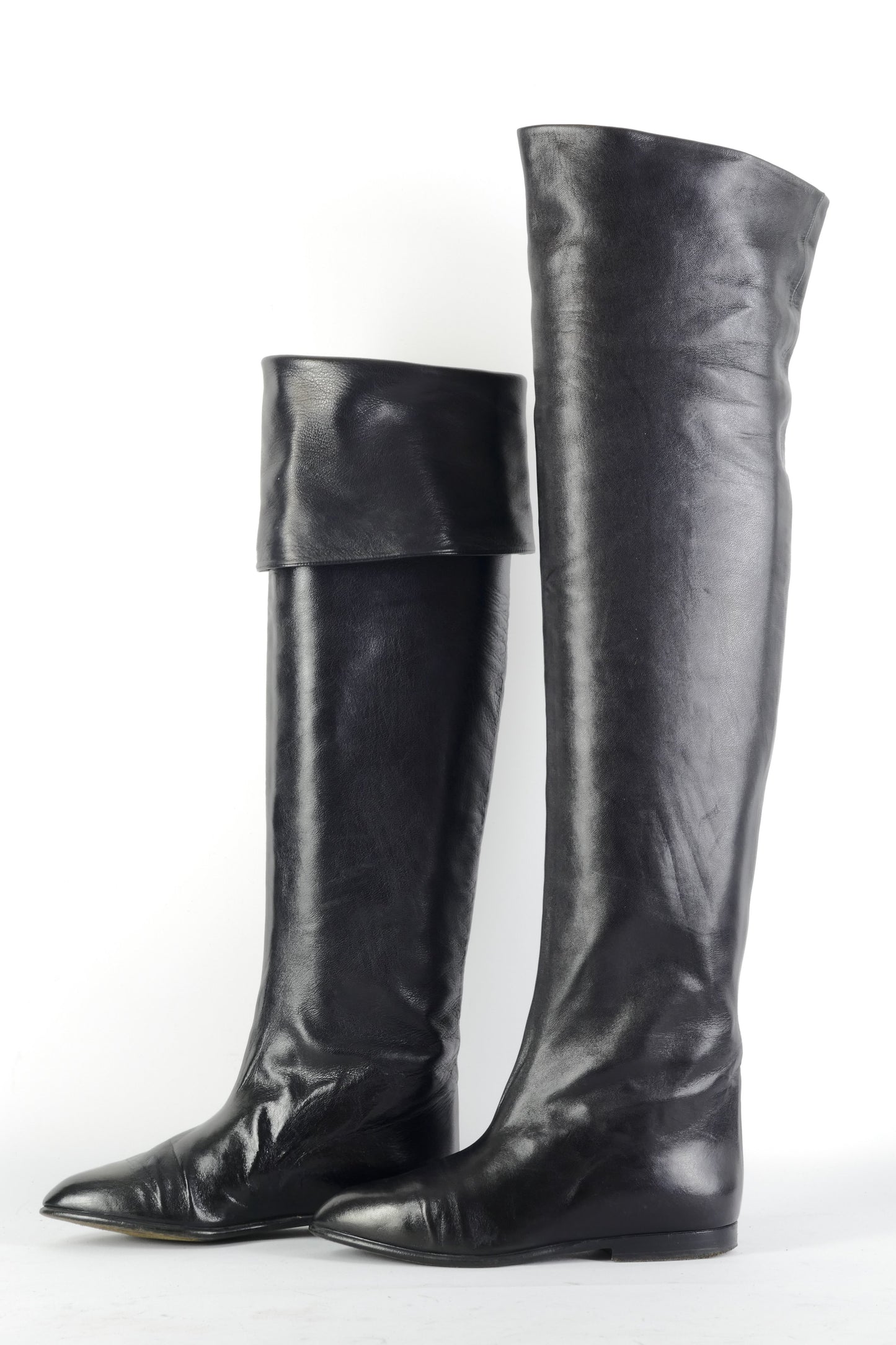 BUUTS Maud Frizon Vintage-Stiefel Leder schwarz 225123-11