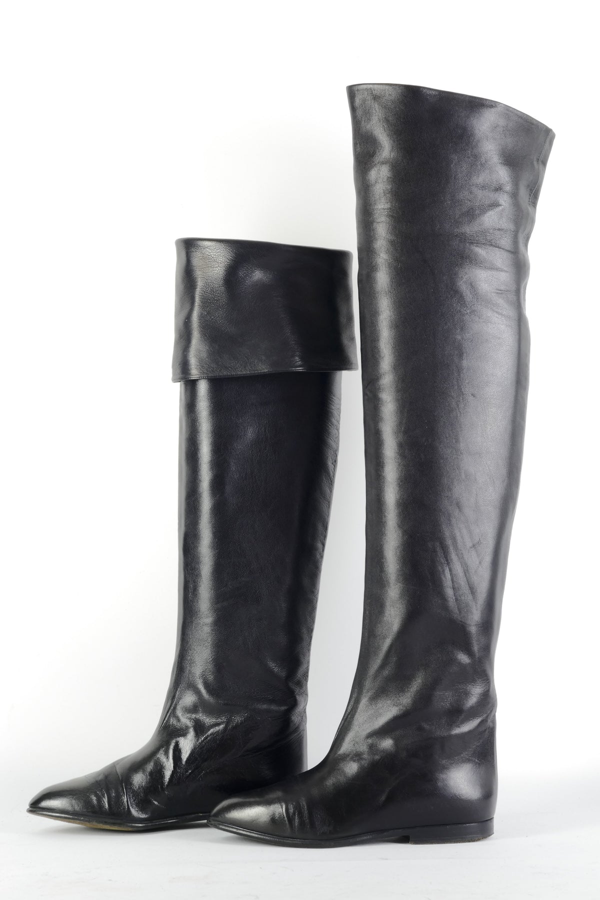 BUUTS Maud Frizon Vintage-Stiefel Leder schwarz 225123-11