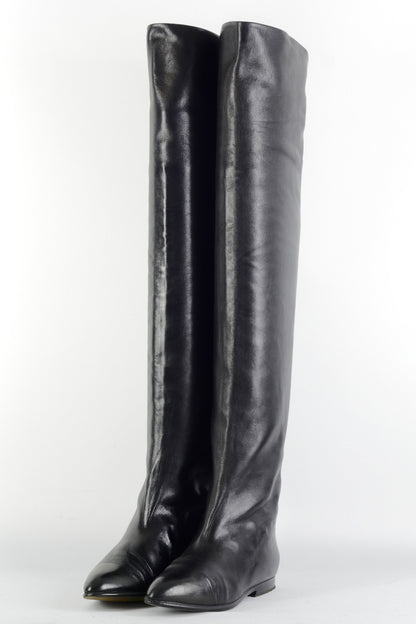 BUUTS Maud Frizon Vintage-Stiefel Leder schwarz 225123-2