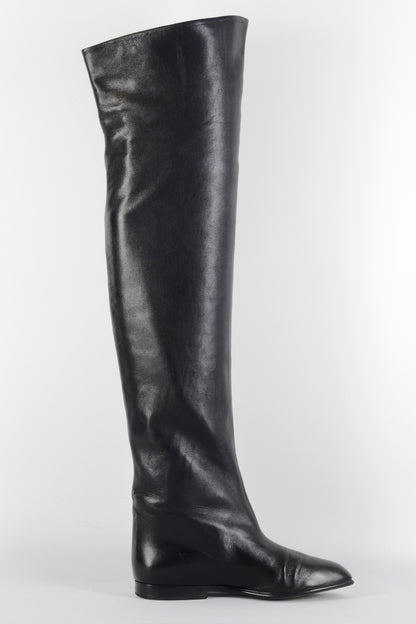 BUUTS Maud Frizon Vintage-Stiefel Leder schwarz 225123-3