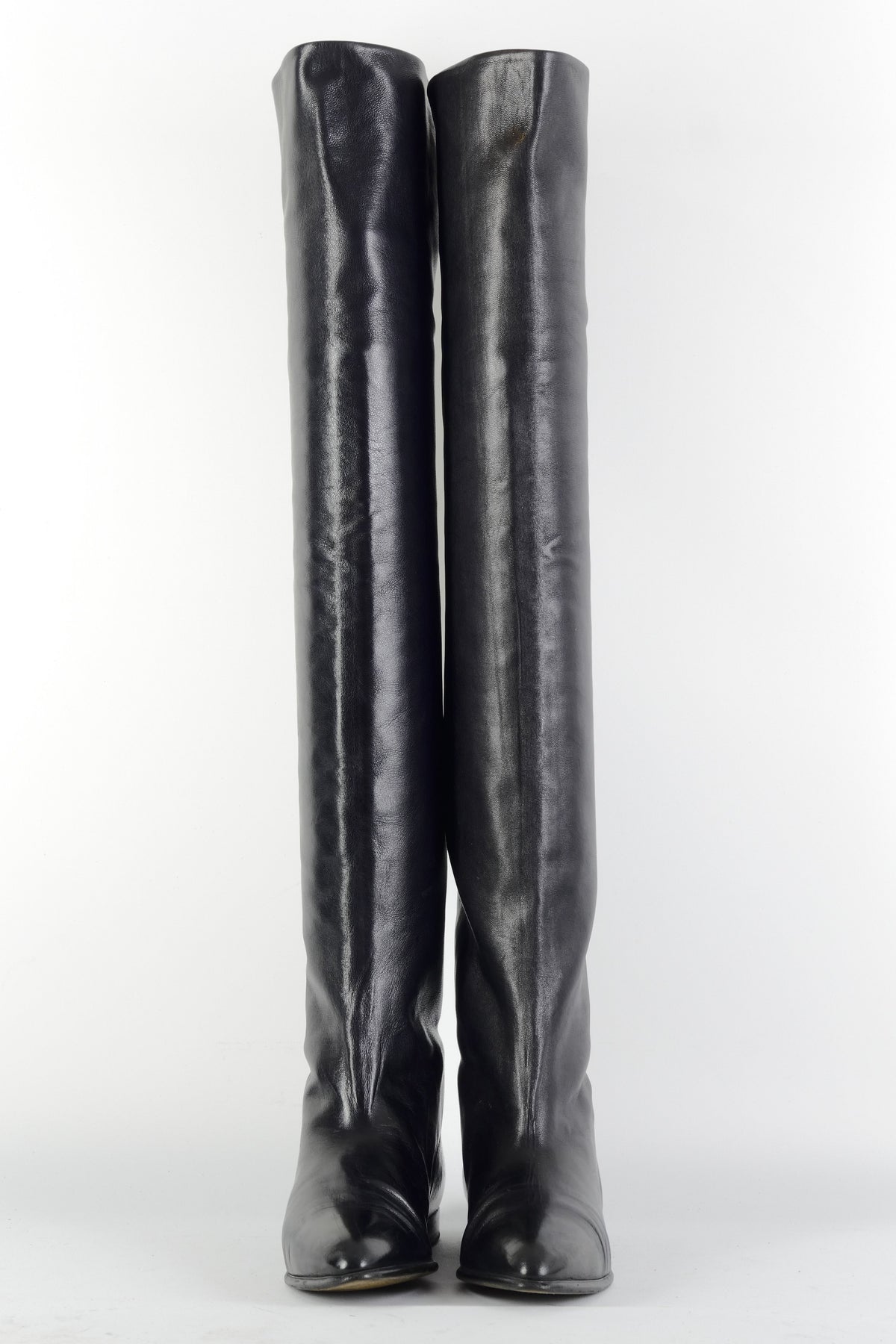 BUUTS Maud Frizon Vintage-Stiefel Leder schwarz 225123-4