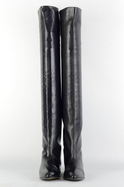 BUUTS Maud Frizon Vintage-Stiefel Leder schwarz 225123-4