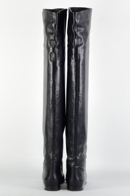 BUUTS Maud Frizon Vintage-Stiefel Leder schwarz 225123-5