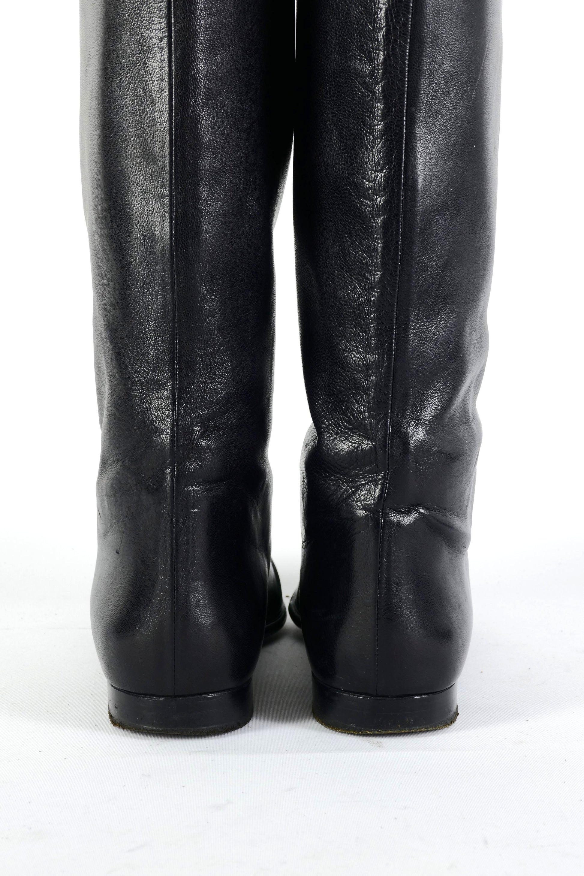 BUUTS Maud Frizon Vintage-Stiefel Leder schwarz 225123-6