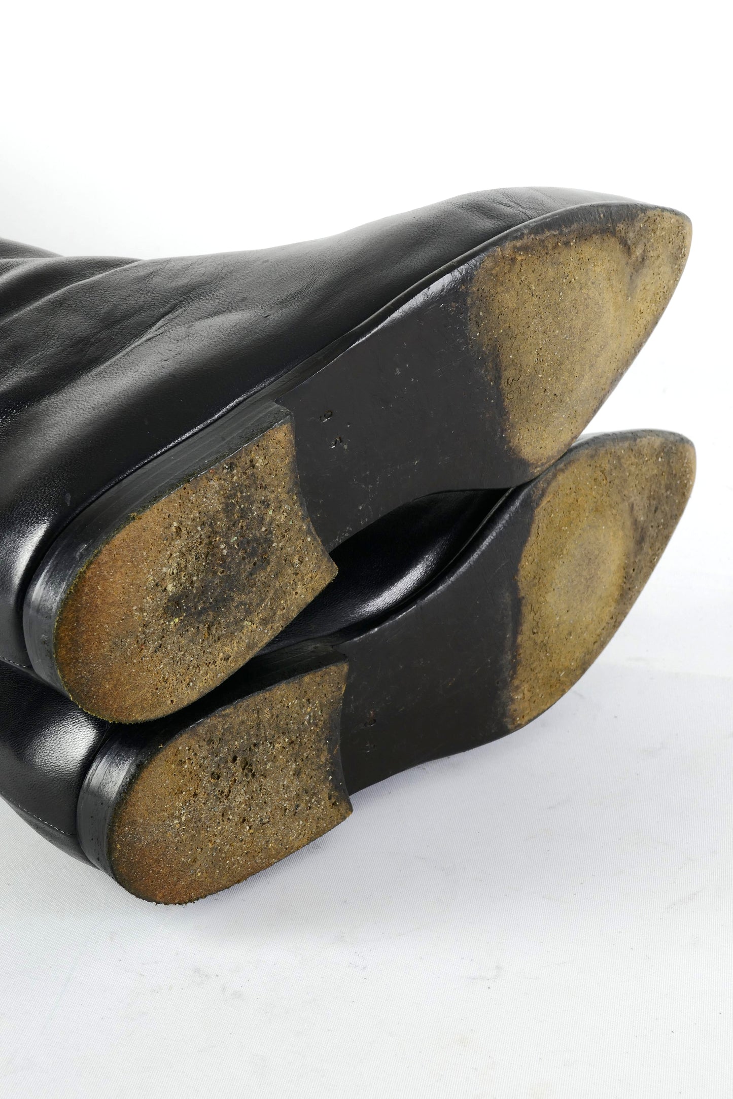 BUUTS Maud Frizon Vintage-Stiefel Leder schwarz 225123-8