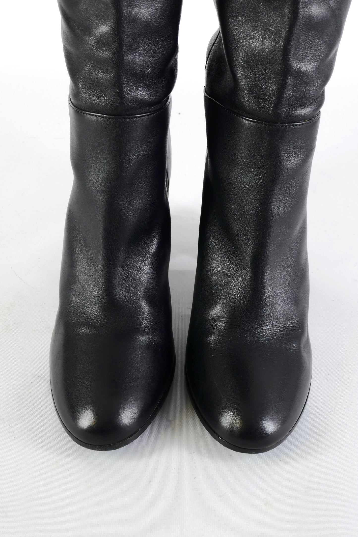 BUUTS Maje Overknees Leder schwarz 225126-7