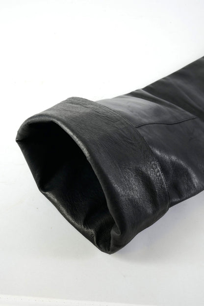 BUUTS Maje Overknees Leder schwarz 225126-9