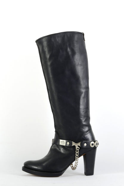 BUUTS Sendra Stiefel Leder schwarz 225127-1