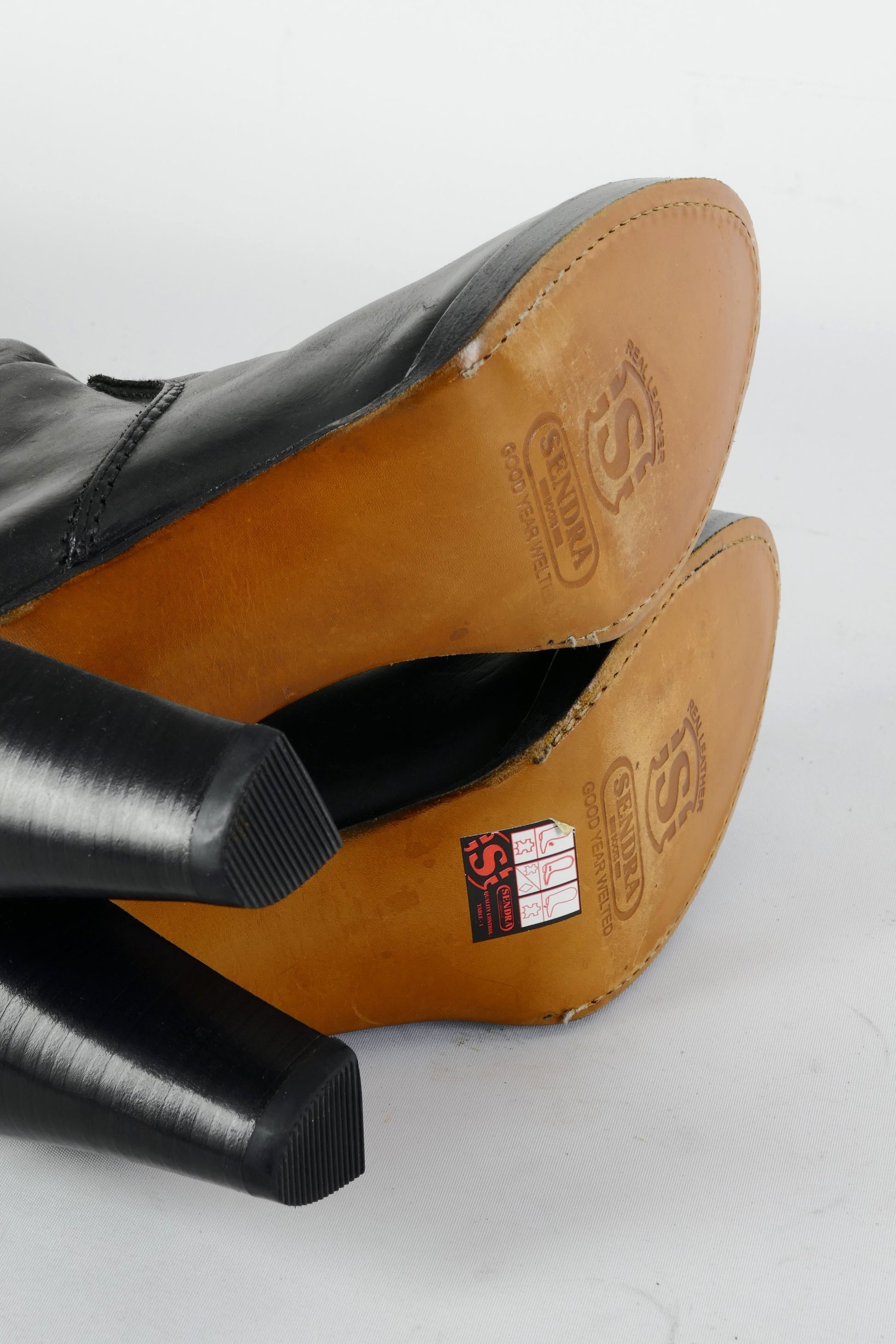 BUUTS Sendra Stiefel Leder schwarz 225127-10