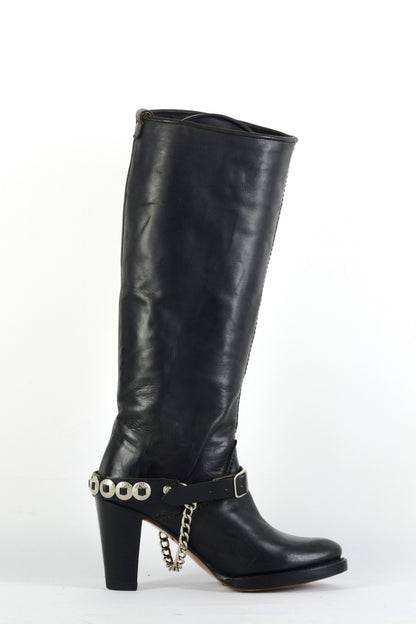 BUUTS Sendra Stiefel Leder schwarz 225127-4