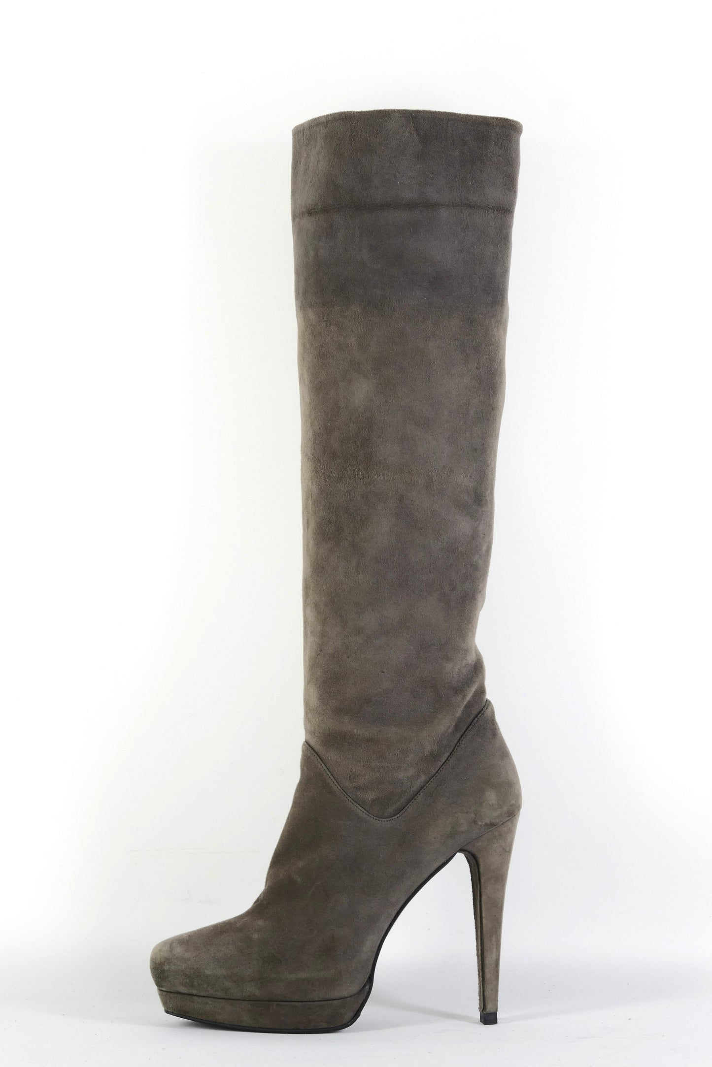 BUUTS Stuart Weitzmann Stiefel Wildleder grau 225128-1