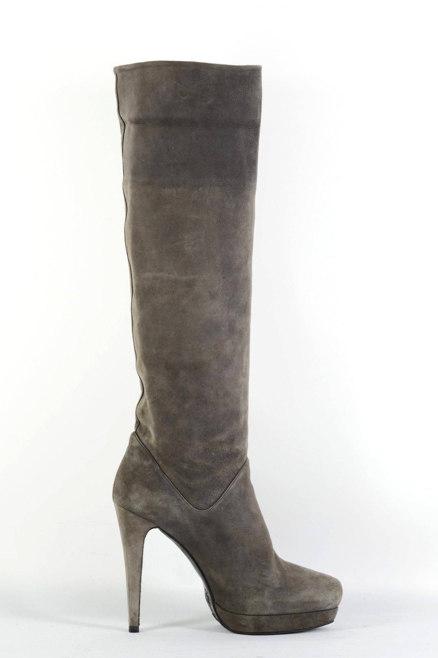 BUUTS Stuart Weitzmann Stiefel Wildleder grau 225128-3