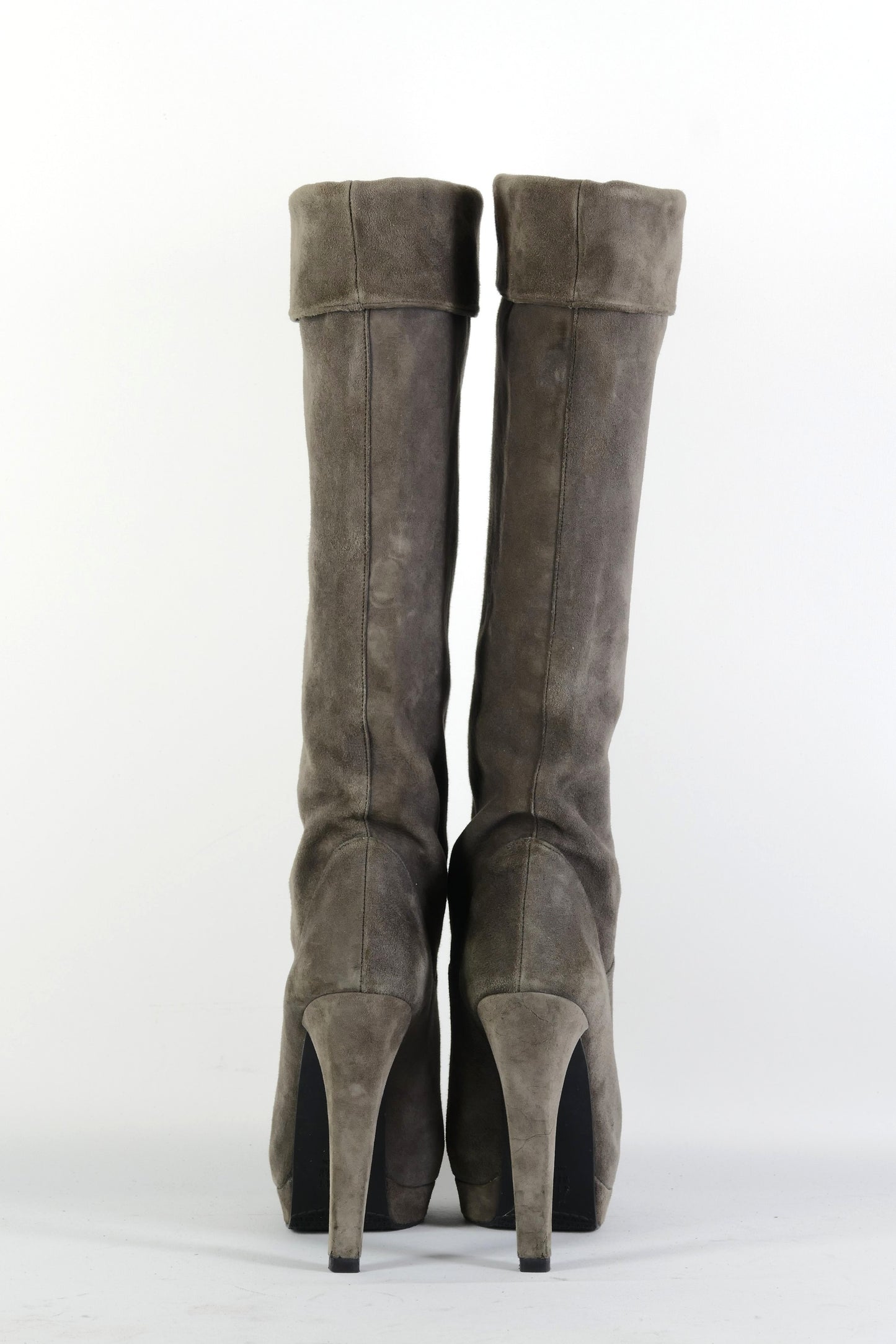 BUUTS Stuart Weitzmann Stiefel Wildleder grau 225128-7