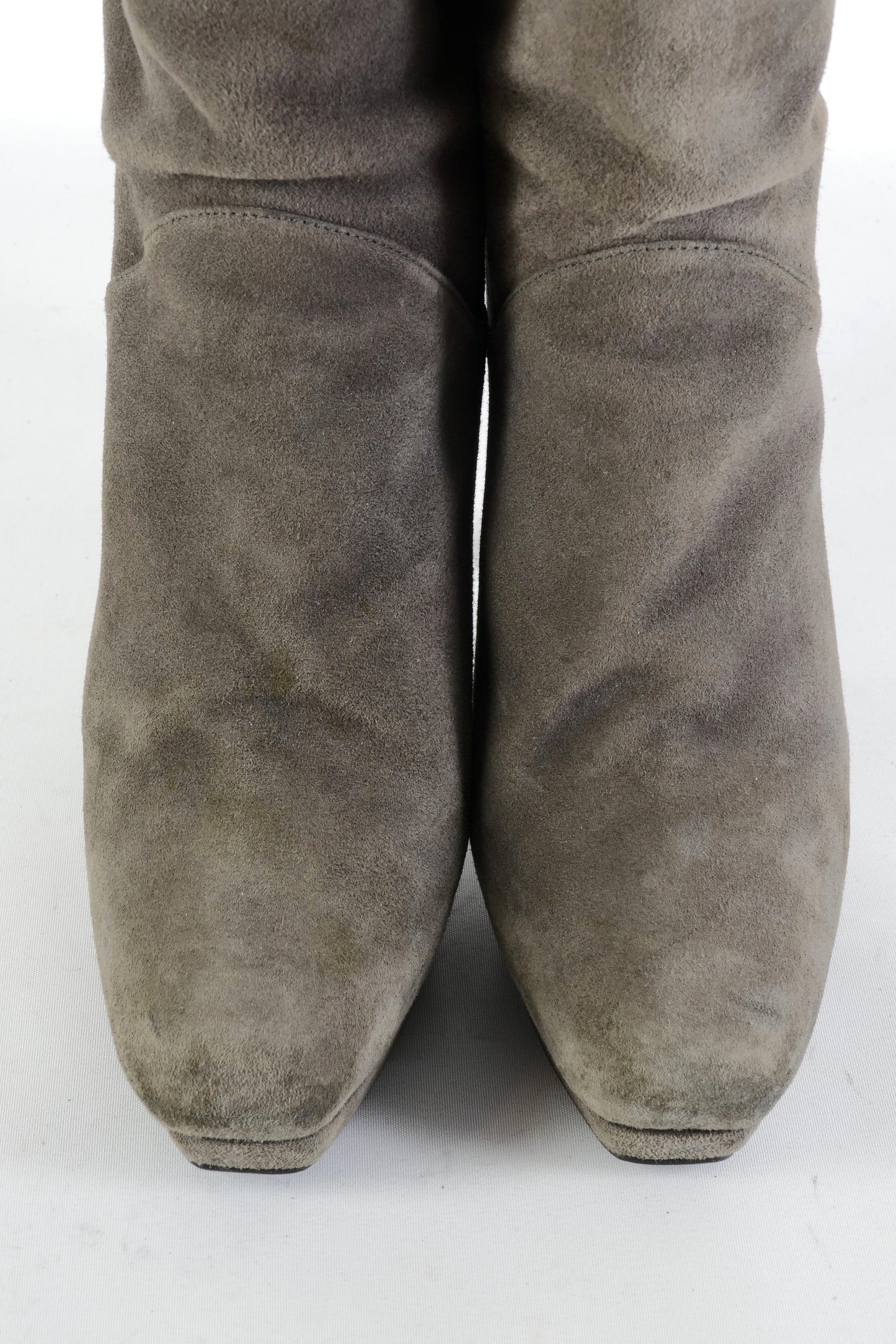 BUUTS Stuart Weitzmann Stiefel Wildleder grau 225128-9