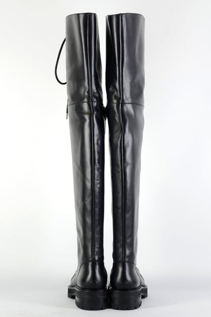 BUUTS Dondup Overknees Leder schwarz 225129-5