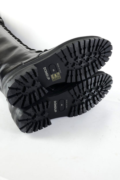 BUUTS Dondup Overknees Leder schwarz 225129-8
