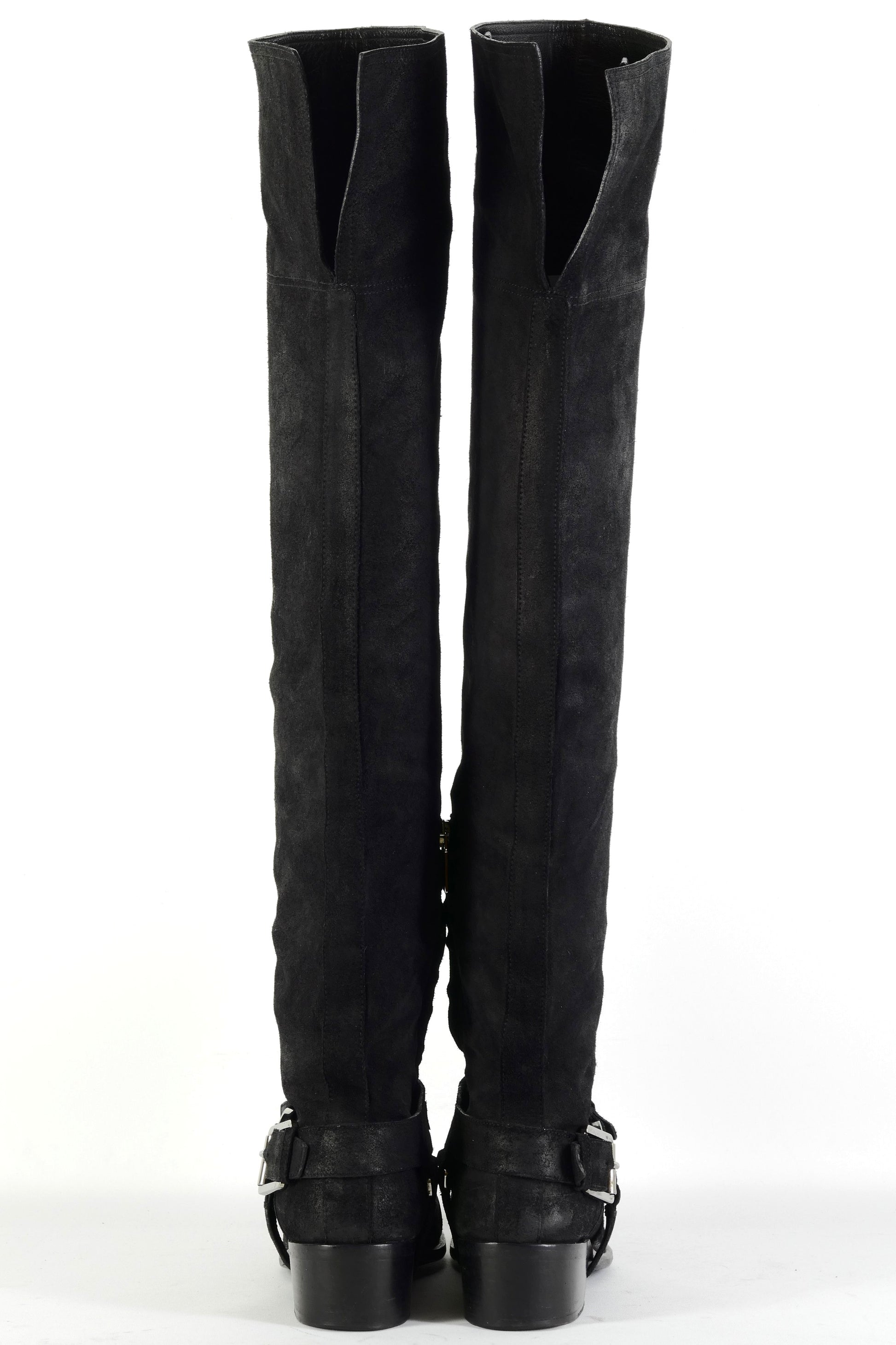 BUUTS Dior Overknees Wildleder schwarz 225131-5