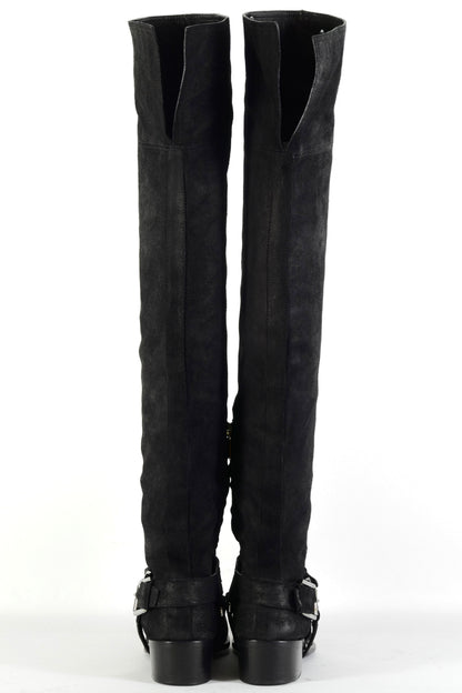 BUUTS Dior Overknees Wildleder schwarz 225131-5