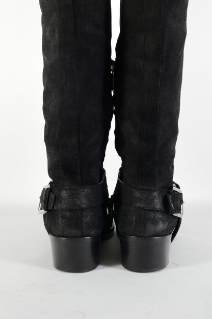 BUUTS Dior Overknees Wildleder schwarz 225131-6