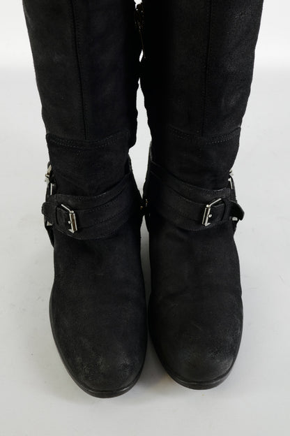 BUUTS Dior Overknees Wildleder schwarz 225131-7