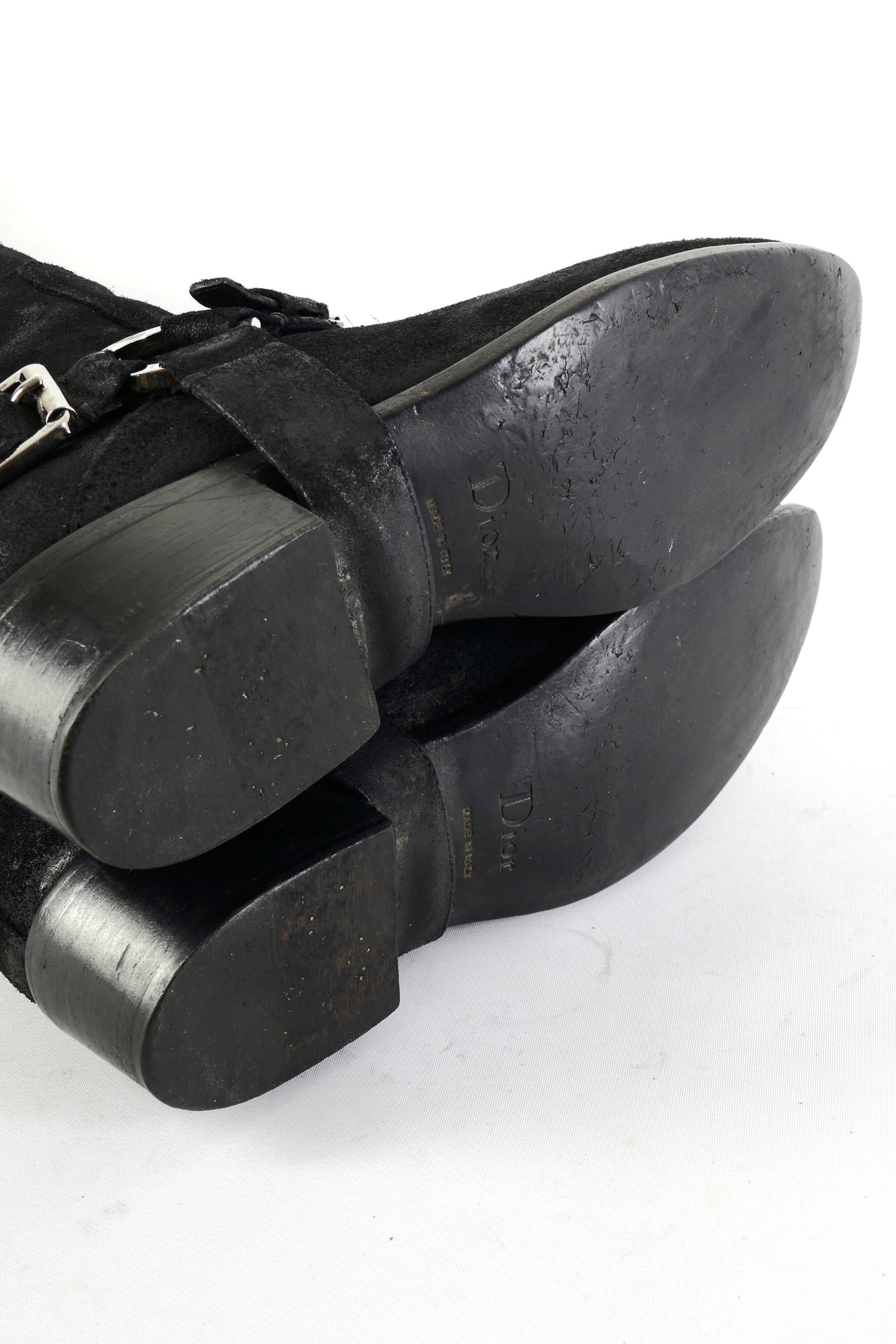 BUUTS Dior Overknees Wildleder schwarz 225131-8