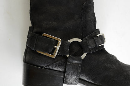 BUUTS Dior Overknees Wildleder schwarz 225131-9