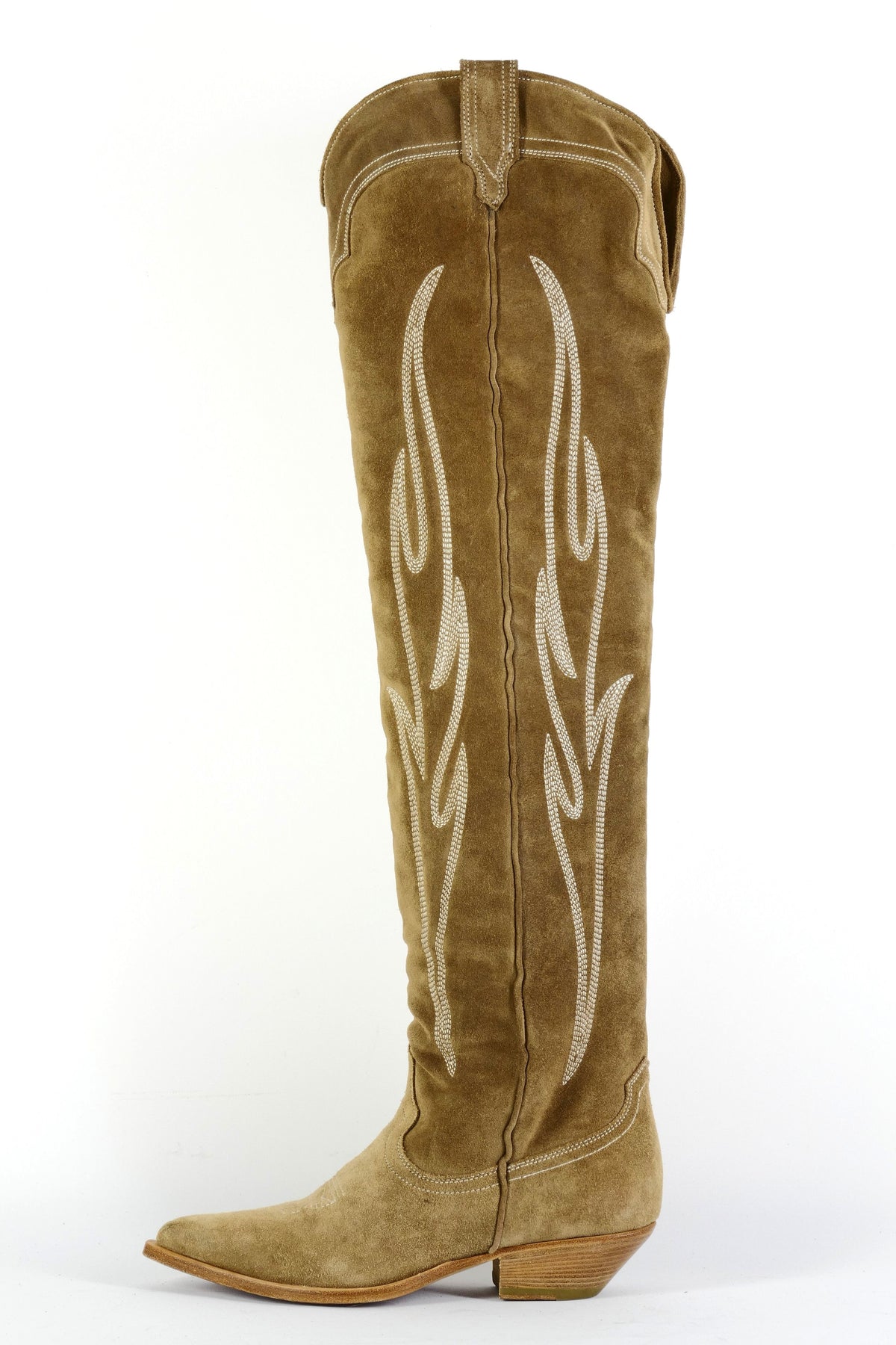 BUUTS Sonora Overknees Wildleder beige 225132-1