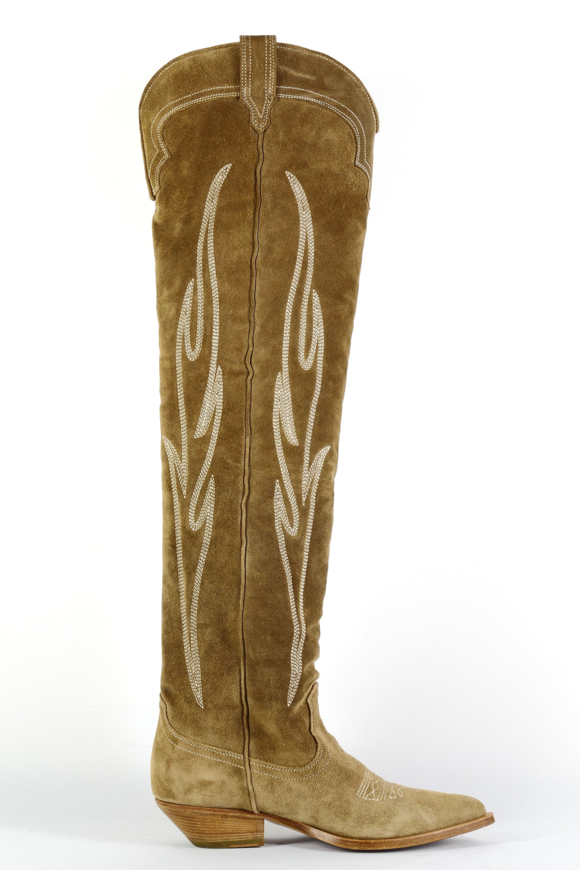 BUUTS Sonora Overknees Wildleder beige 225132-3