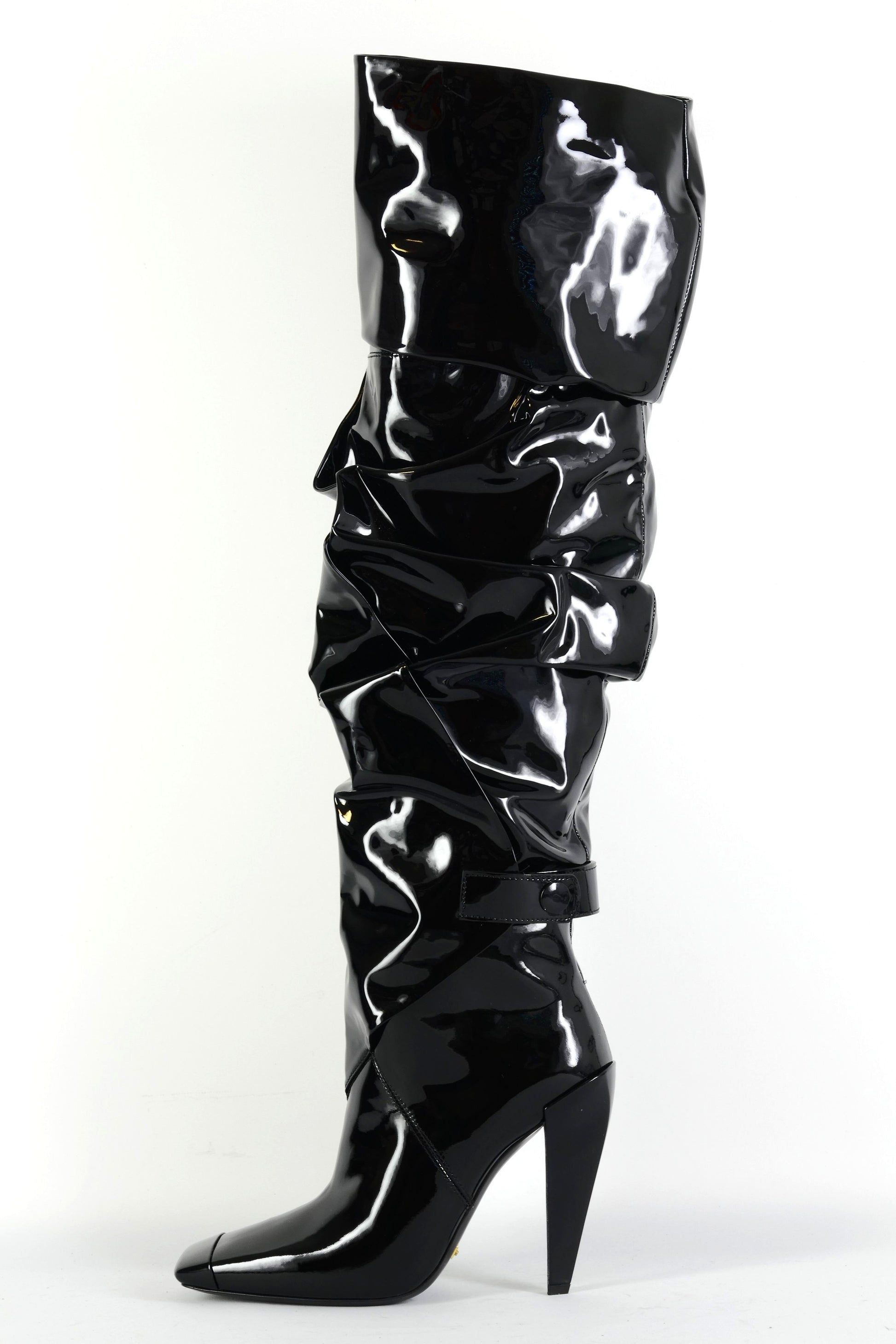 BUUTS Tom Ford Hohe Stiefel Leder schwarz 225134-1