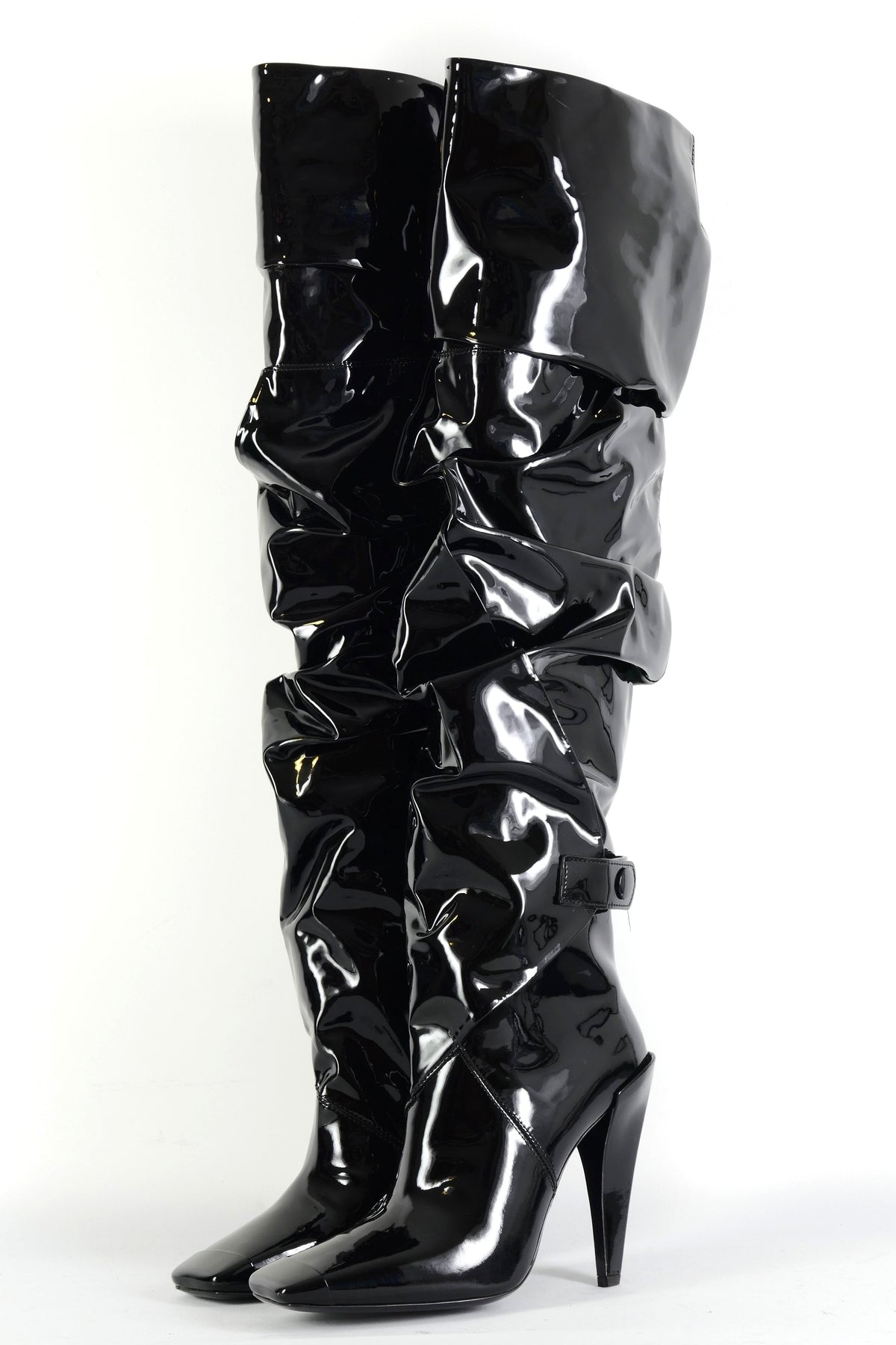BUUTS Tom Ford Hohe Stiefel Leder schwarz 225134-2
