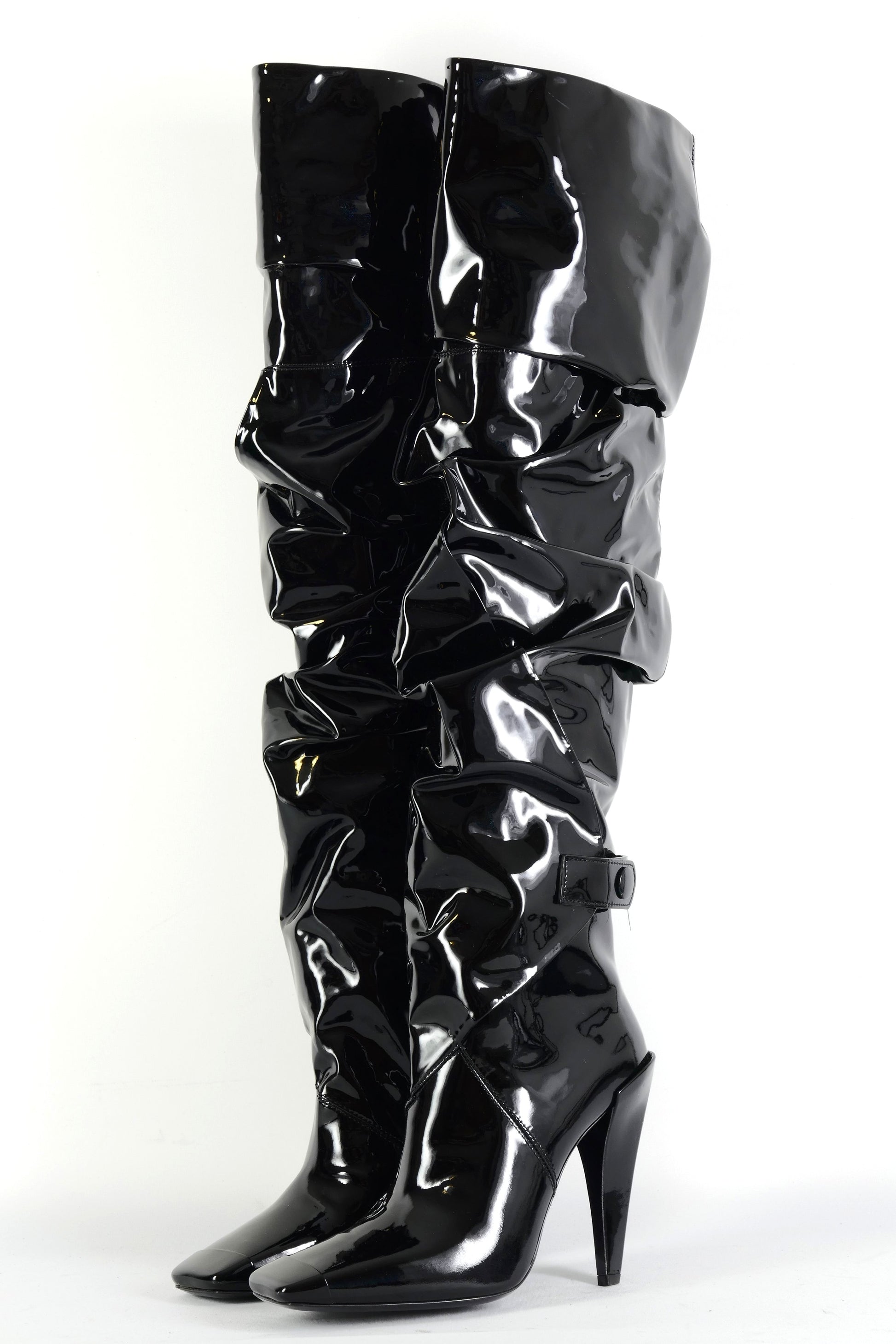 BUUTS Tom Ford Hohe Stiefel Leder schwarz 225134-2